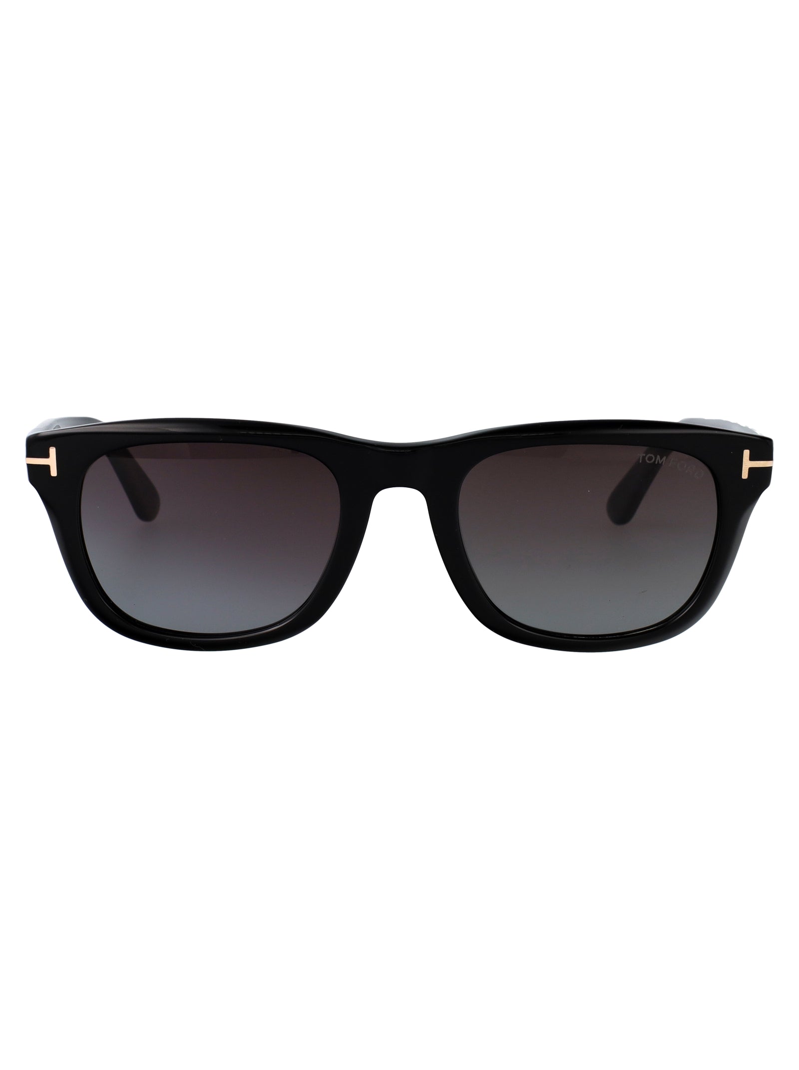 Ft1076 01b Nero Lucido / Fumo Grad Acetate Sunglasses