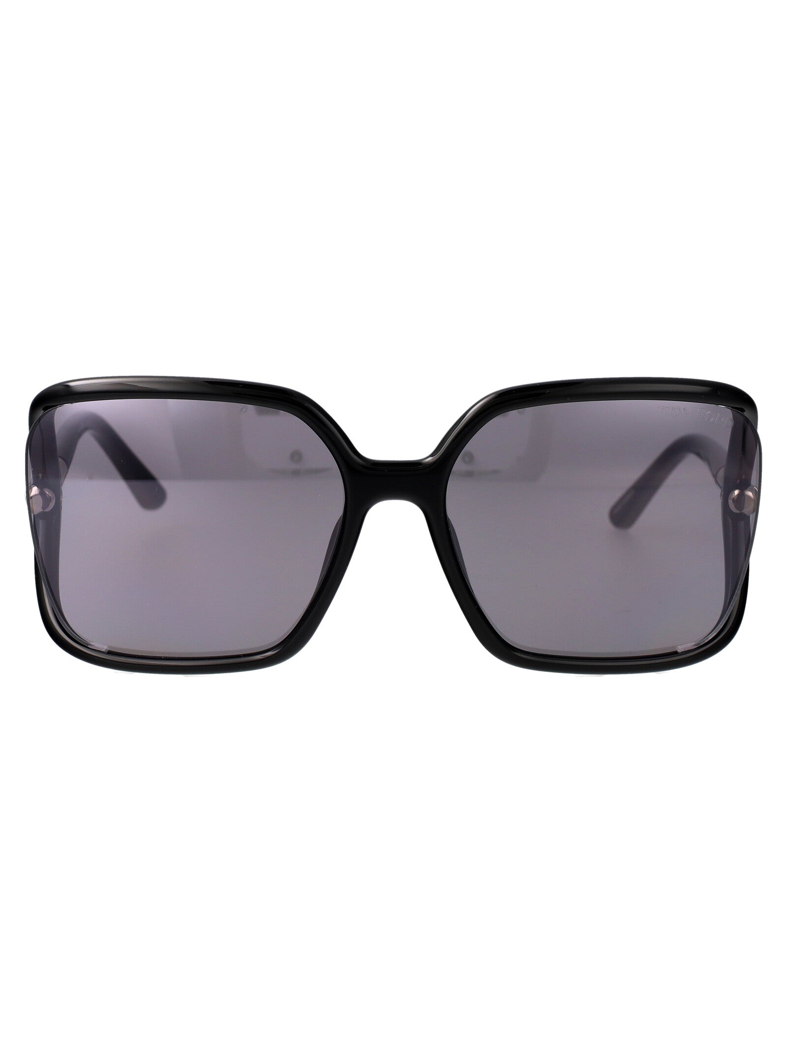 Ft1089 01c Nero Lucido / Fumo Specchiato Acetate Sunglasses