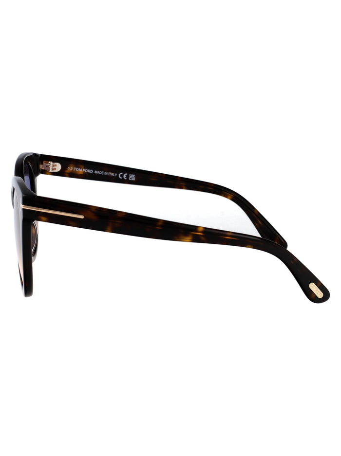 Ft1109 52b Avana Scura / Fumo Grad Acetate Sunglasses