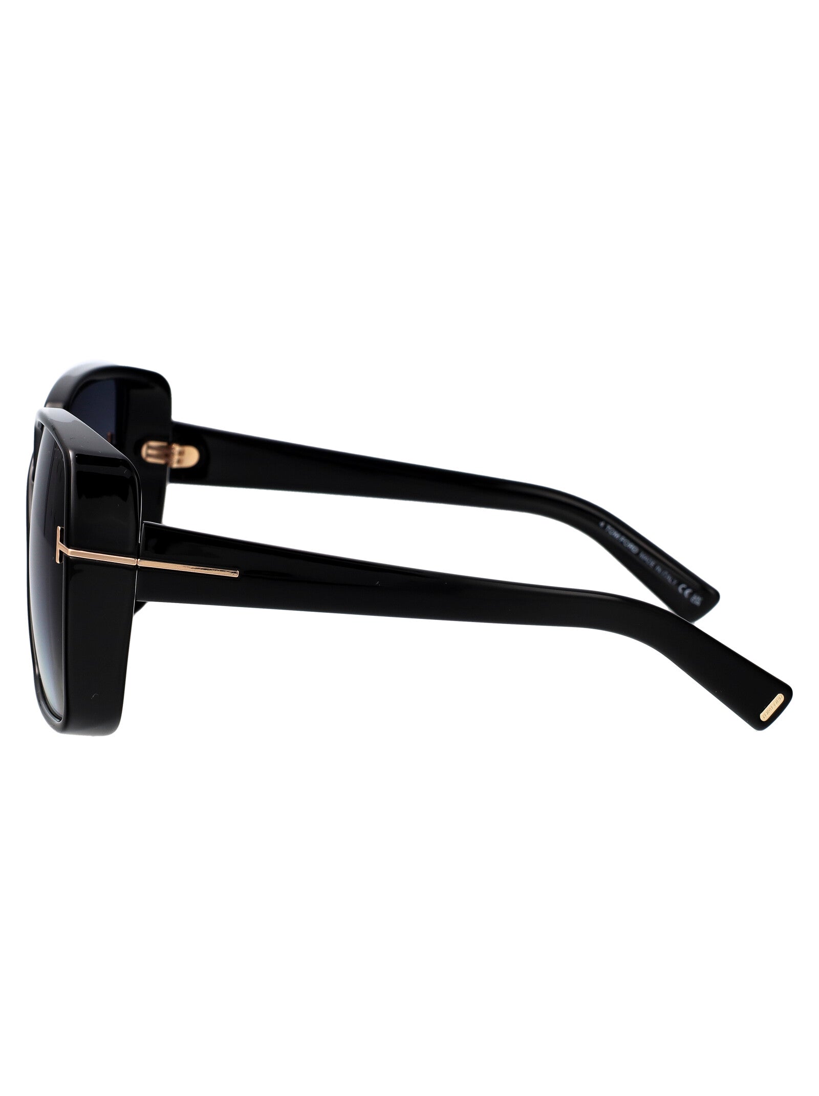 Ft1117 01b Nero Lucido / Fumo Grad Injected Sunglasses
