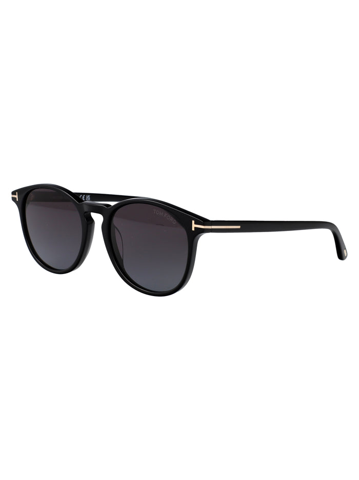 Ft1097 01b Nero Lucido / Fumo Grad Acetate Sunglasses