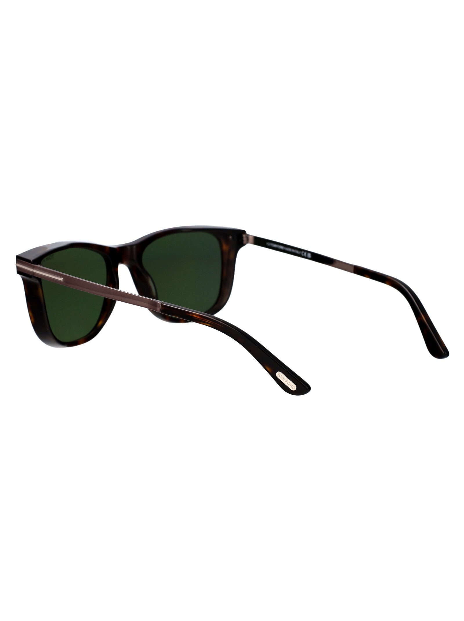 Ft1104 52n Avana Scura / Verde Acetate Sunglasses