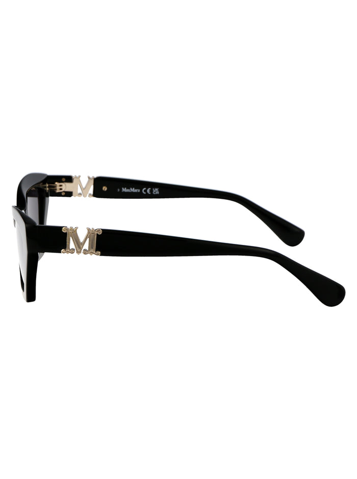 Mm0057 01a Nero Lucido / Fumo Acetate Sunglasses