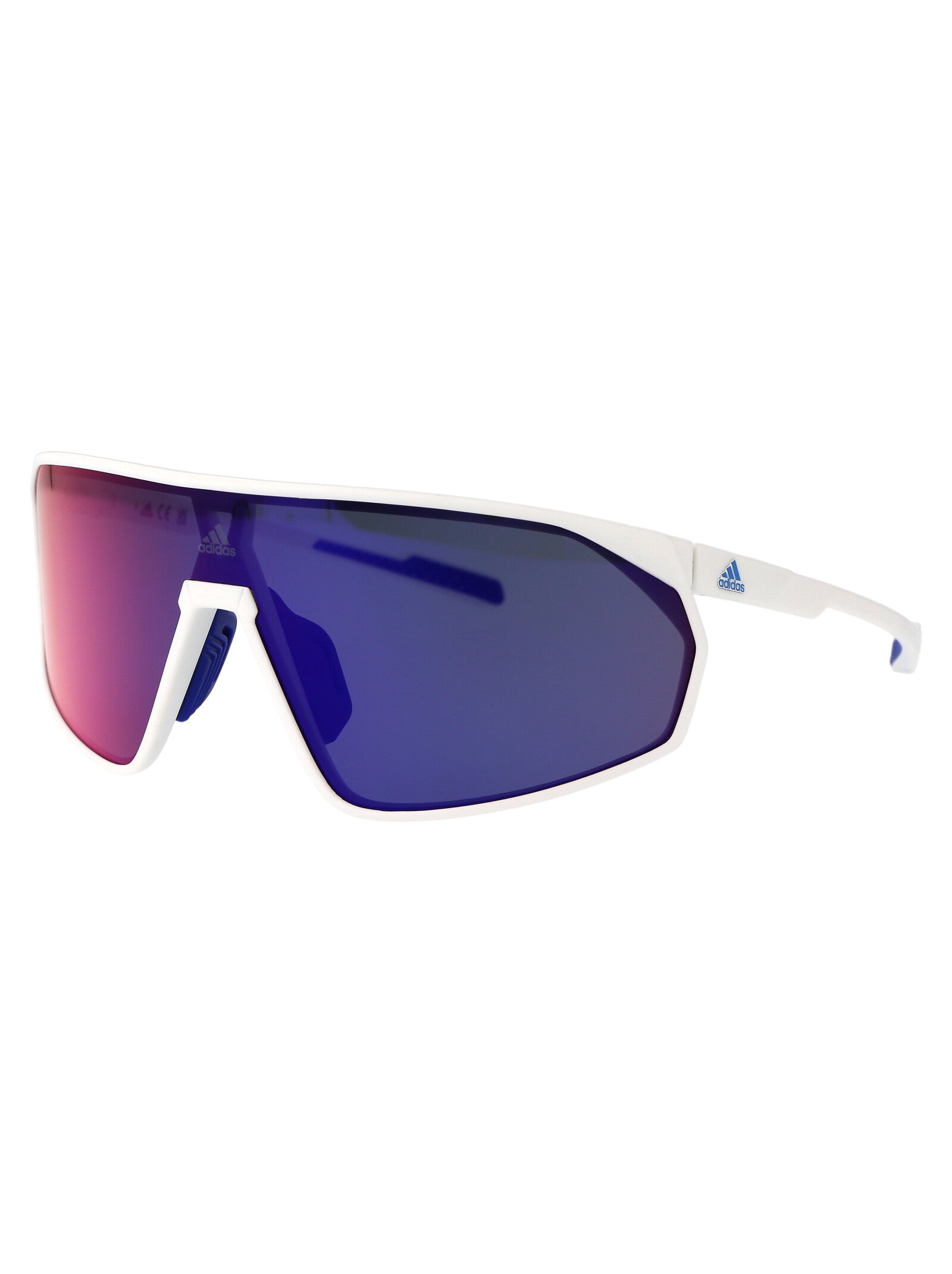 Prfm Shield 21z Bianco/viola Grad E/o Specchiato Acetate Sunglasses