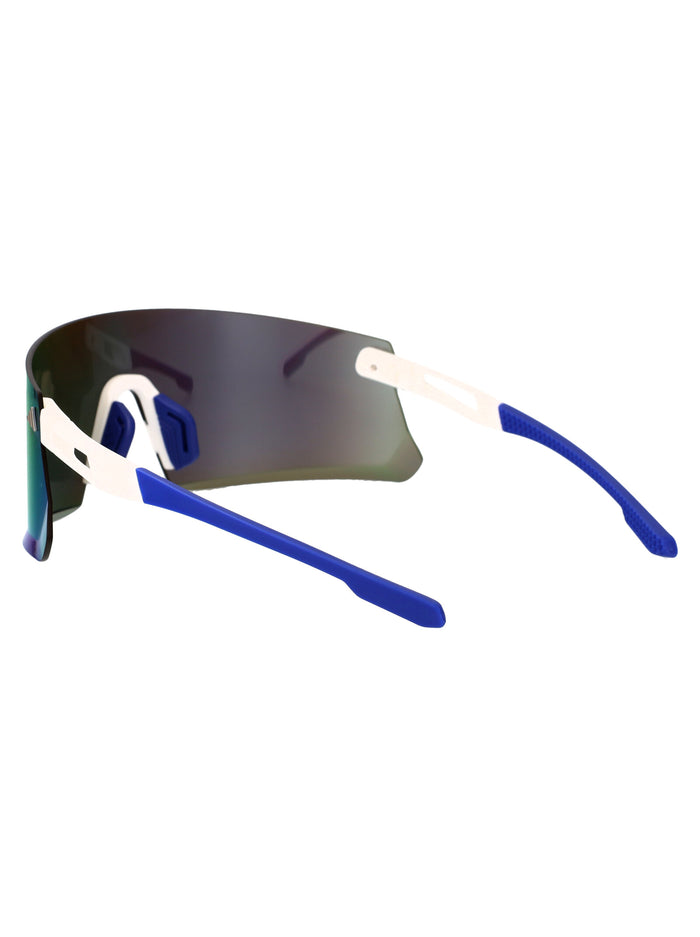Sp0090 21q Bianco / Verde Specchiato Injected Sunglasses