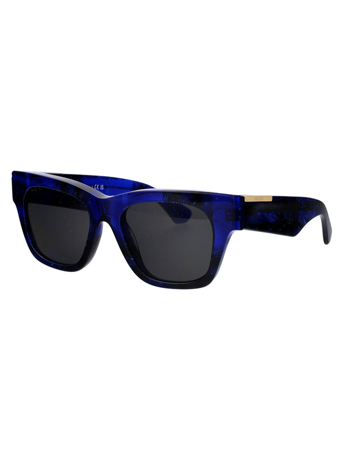 0be4424 411487 Check Blue Acetate Sunglasses