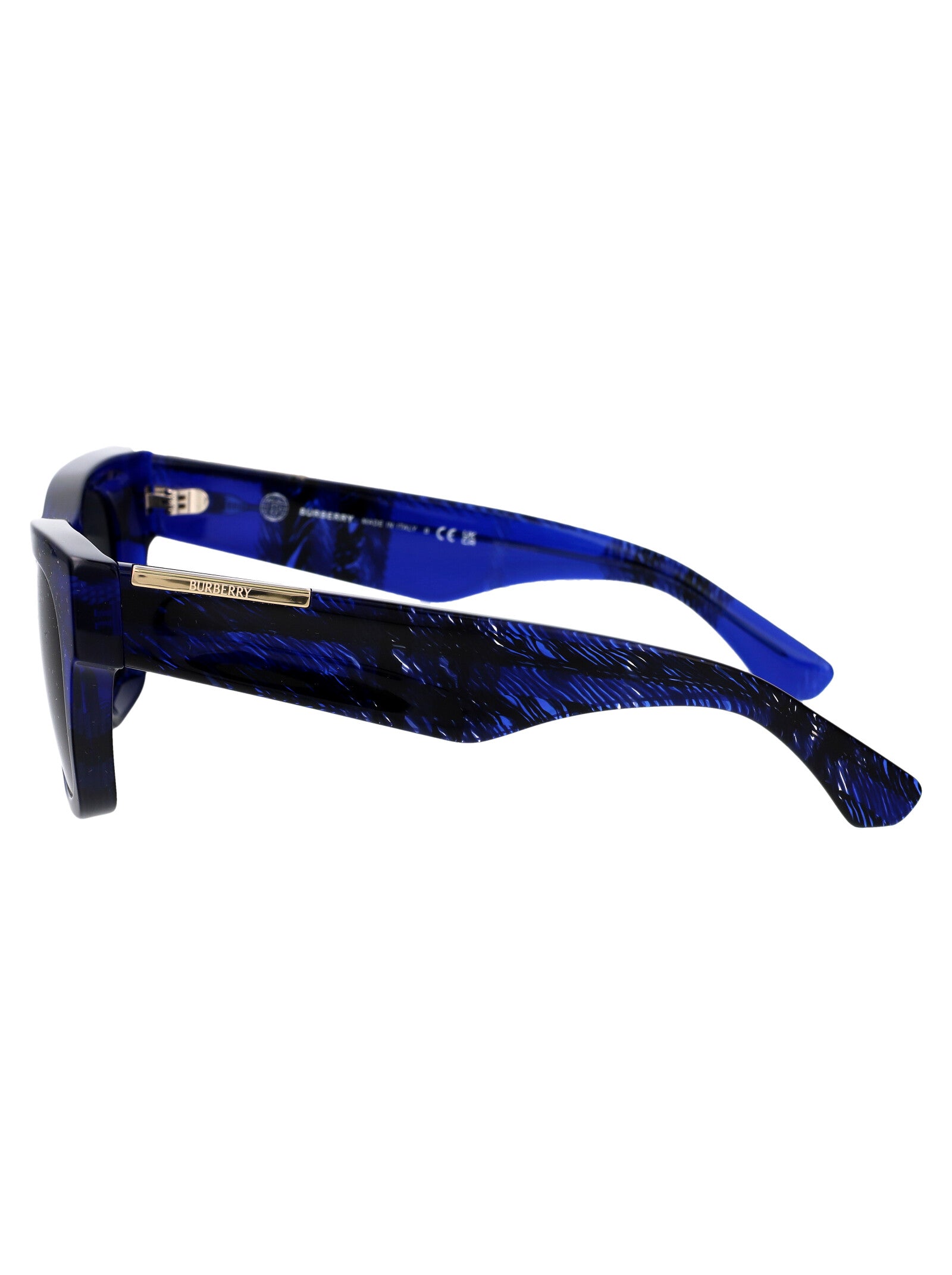 0be4424 411487 Check Blue Acetate Sunglasses