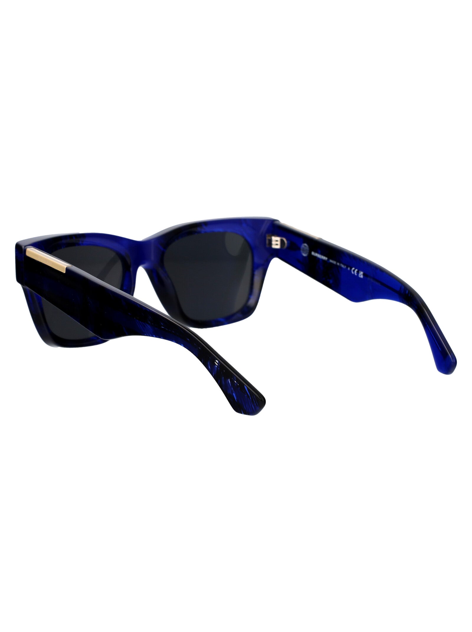 0be4424 411487 Check Blue Acetate Sunglasses