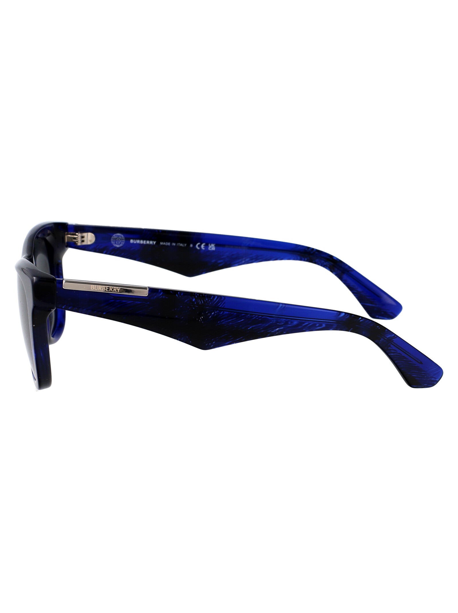 0be4426 411487 Check Blue Acetate Sunglasses