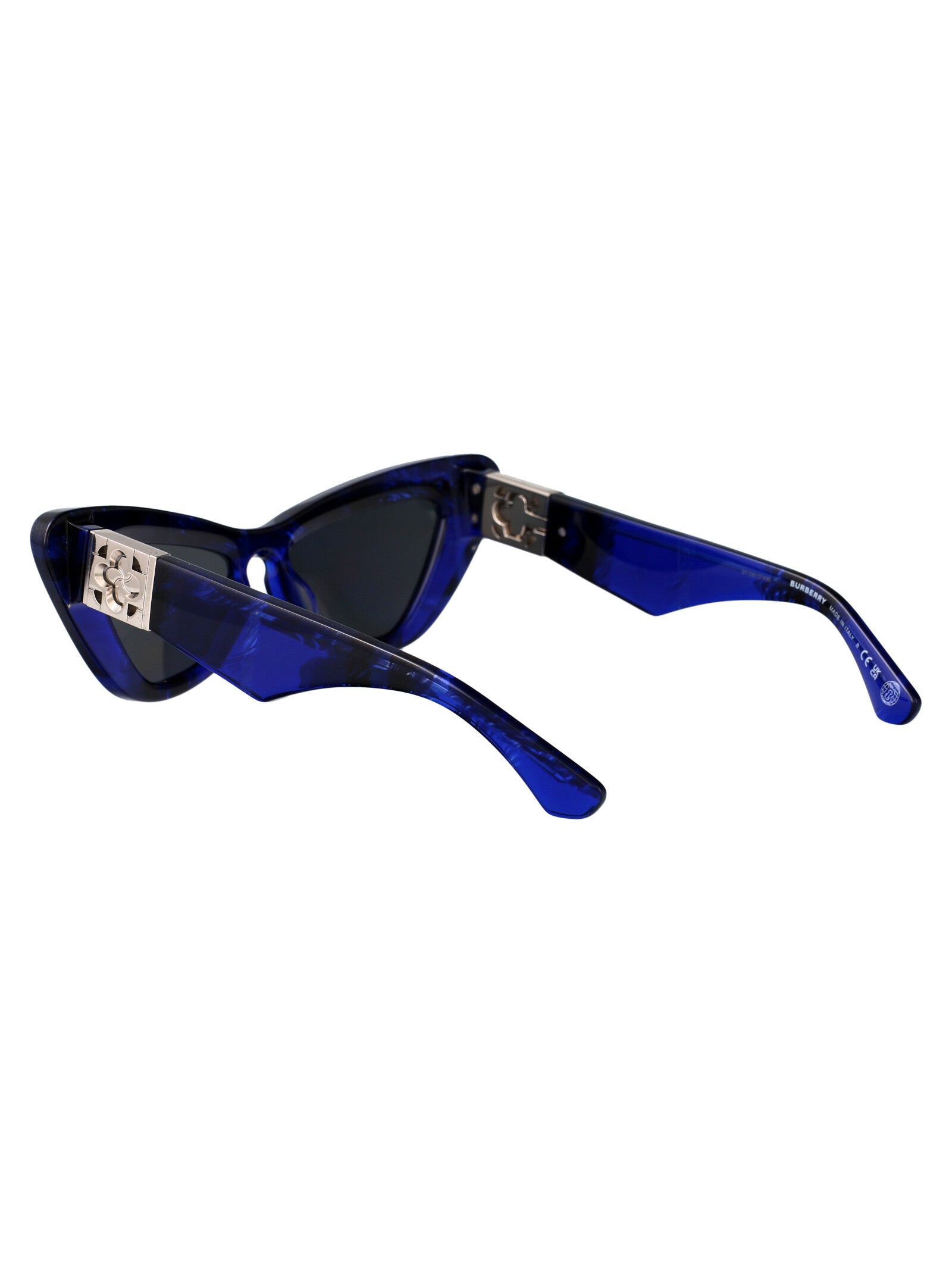 0be4421u 411487 Check Blue Acetate Sunglasses