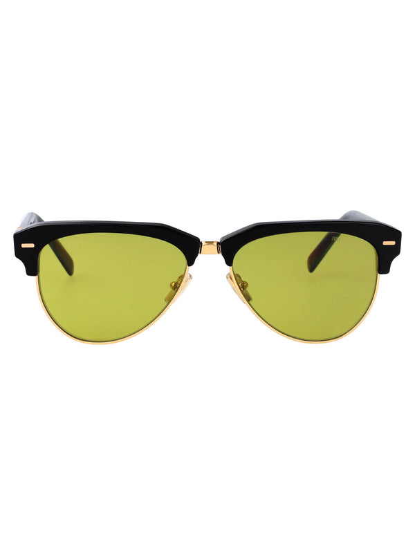 Sunglasses 0mu 09zs Black Acetate
