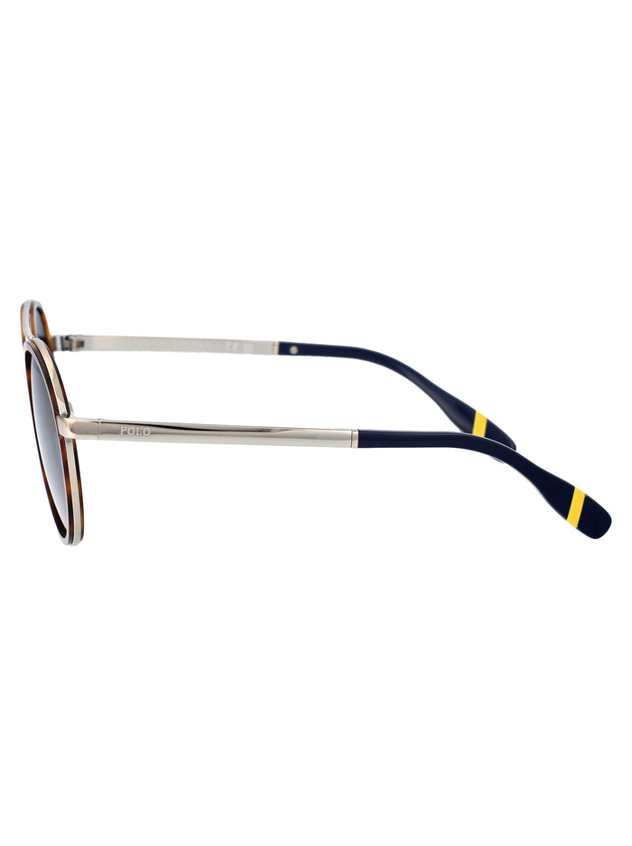 0ph3150 922280 Havana/silver Metal Sunglasses