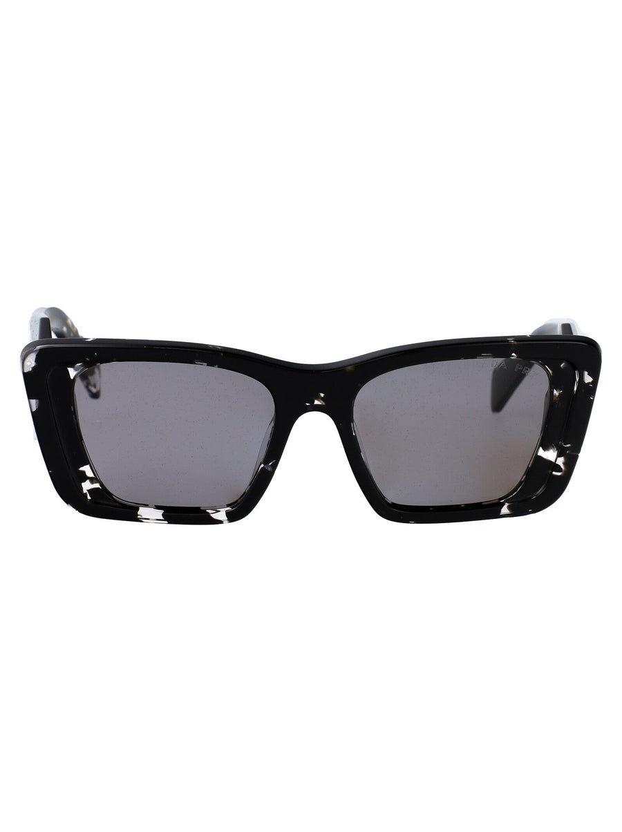 Sunglasses 0pr 08ys Black Crystal Tortoise Acetate