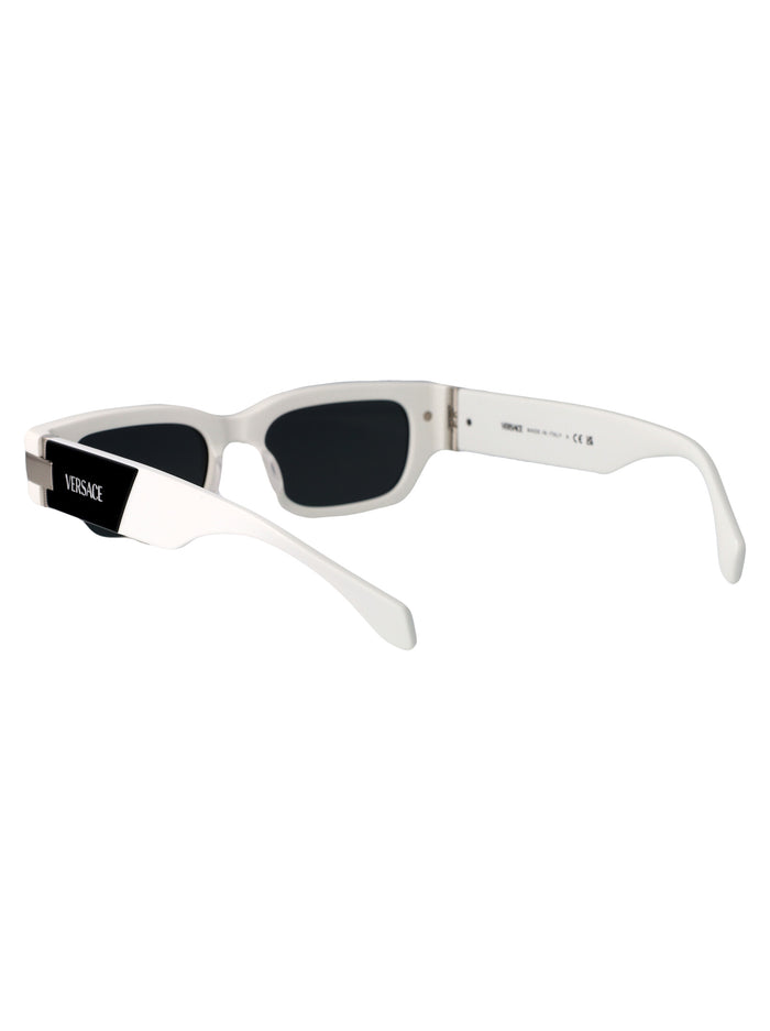 0ve4465 545987 Top Black/white Acetate Sunglasses