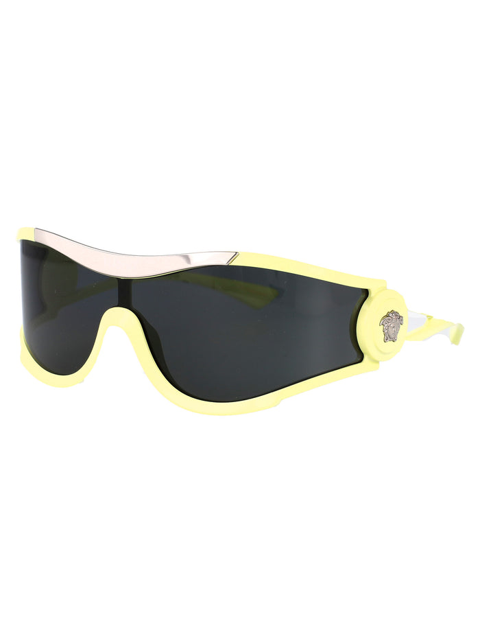 0ve4475 548687 Yellow Injected Sunglasses