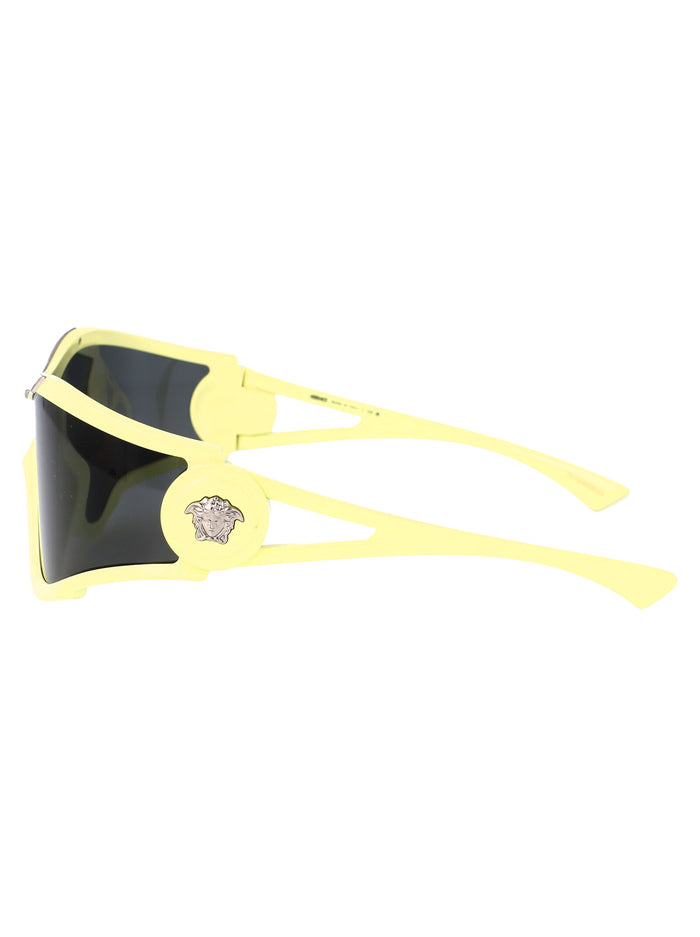 0ve4475 548687 Yellow Injected Sunglasses