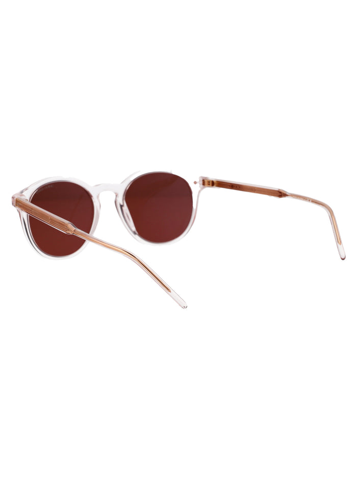 0ar8211 6073c5 Transparent Pink Acetate Sunglasses