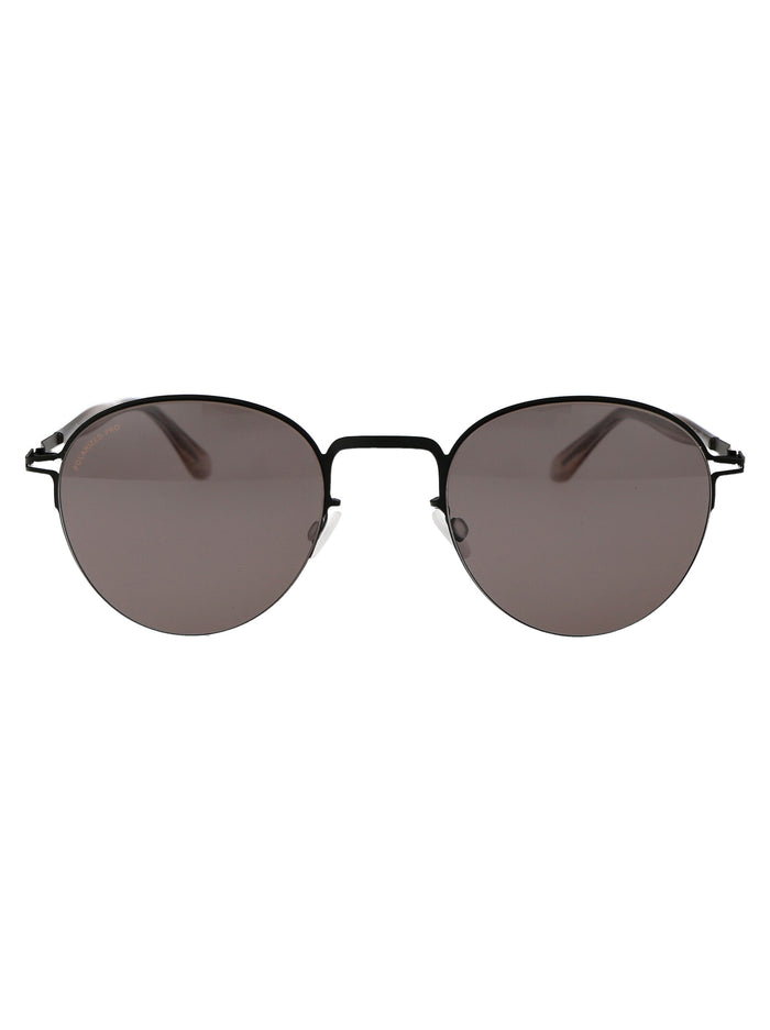 Tate 002 Black Polarized Pro Hi-con Grey Steel Sunglasses