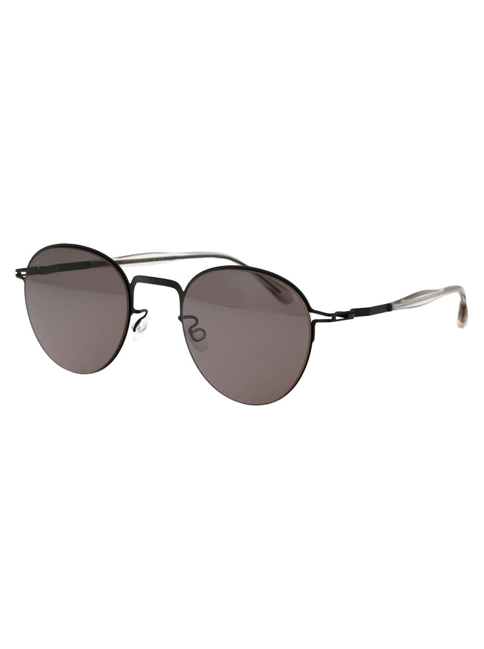 Tate Sun 002 Black Polarized Pro Hi-con Grey Steel Sunglasses