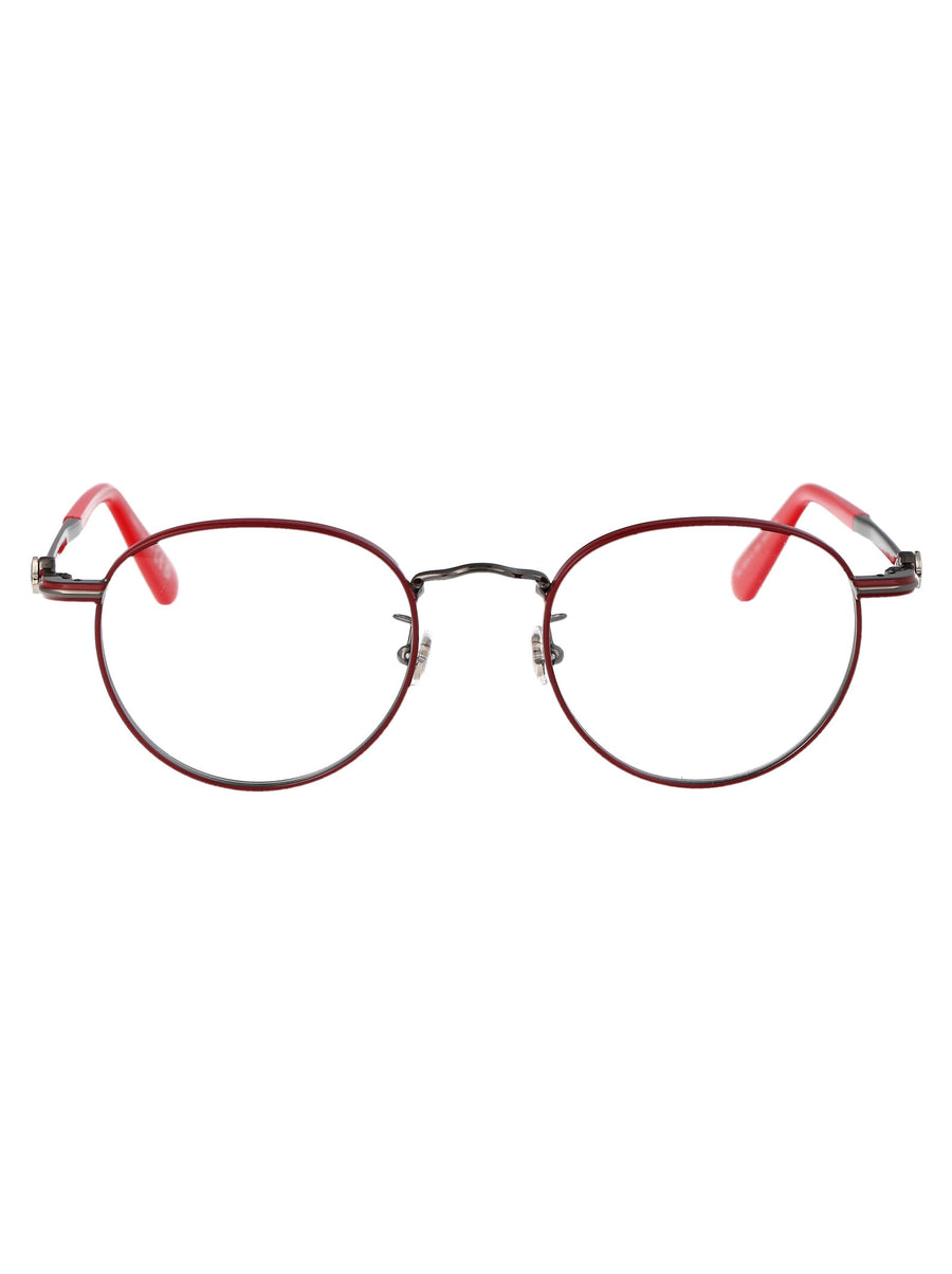 Sunglasses Glossy Burgundy Metal Glasses & Frames