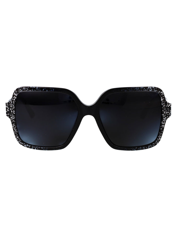 0jc5005 50418g Black Gradient Glitter Acetate Sunglasses