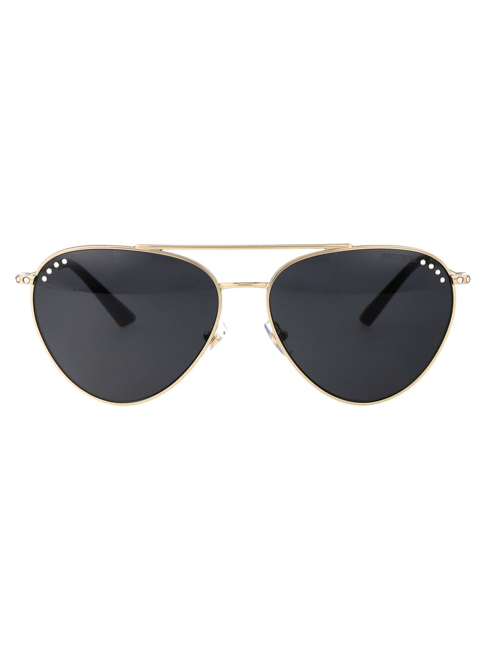 0jc4002b 300687 Oro Pallido Steel Sunglasses