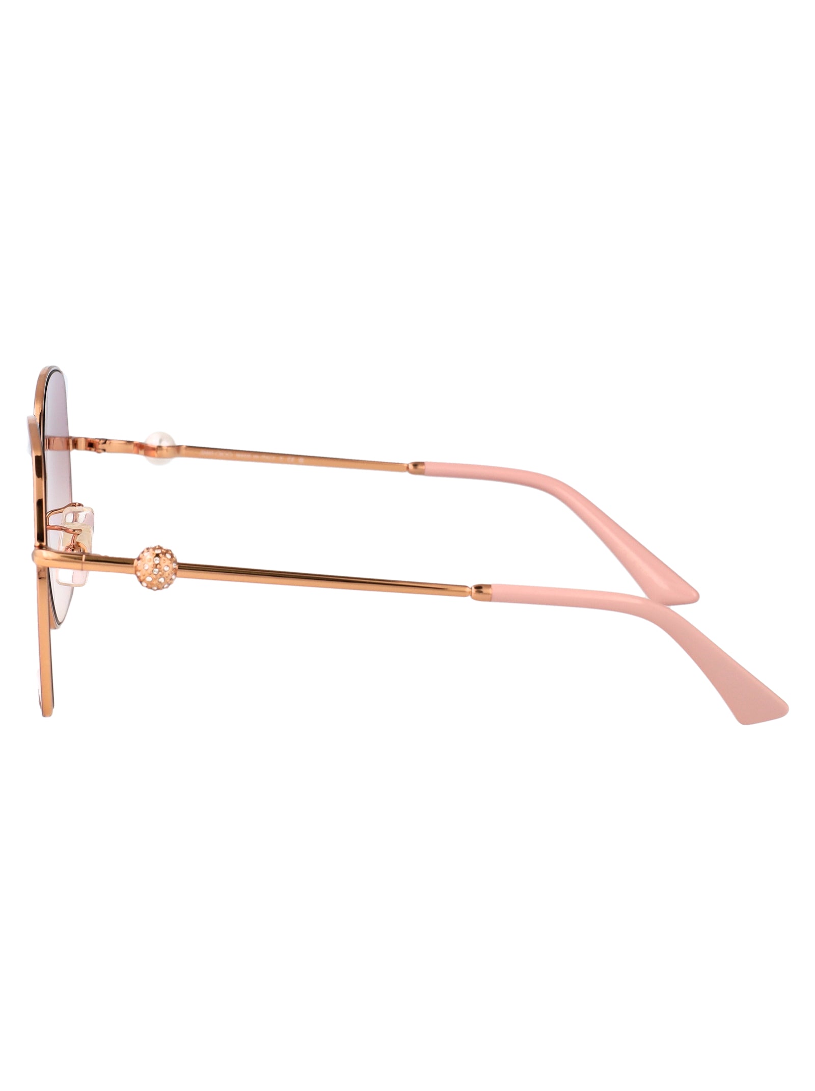 0jc4008hd 300868 Oro Rosé Metal Sunglasses