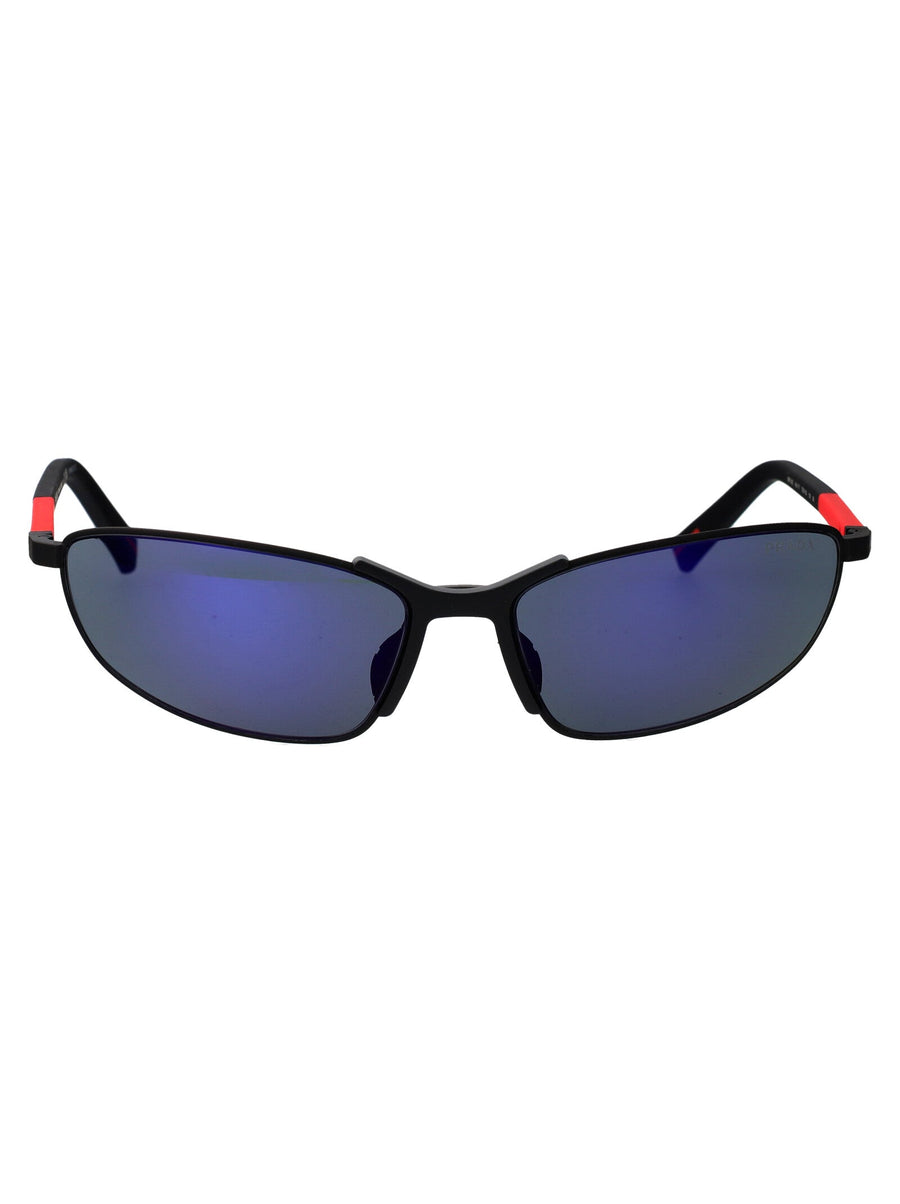 Sunglasses 0ps 55zs Black Metal Rubberised