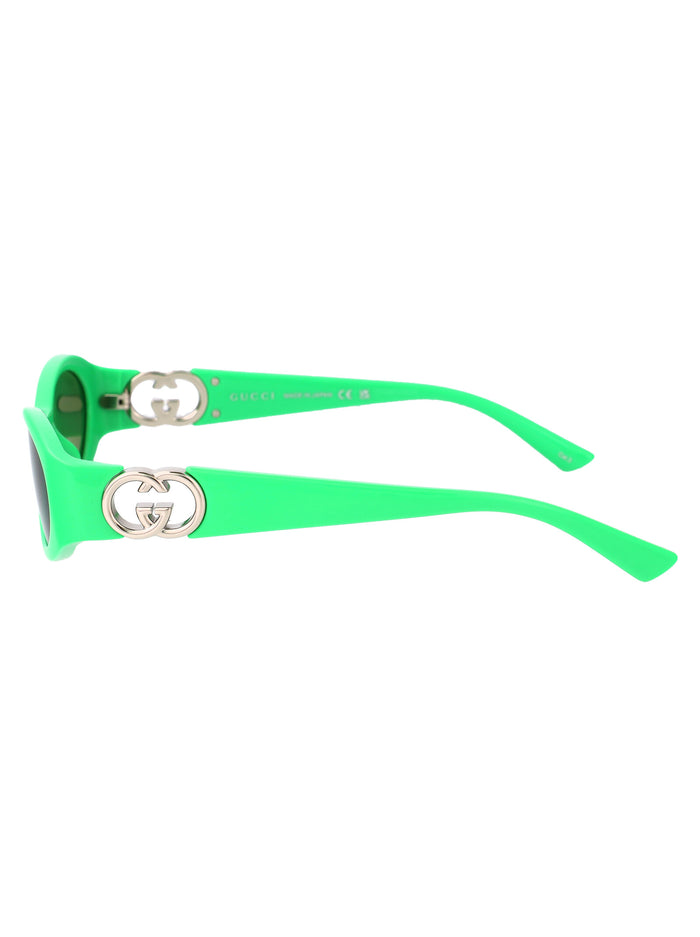 Gg1660s 005 Green-green-green Injected Sunglasses