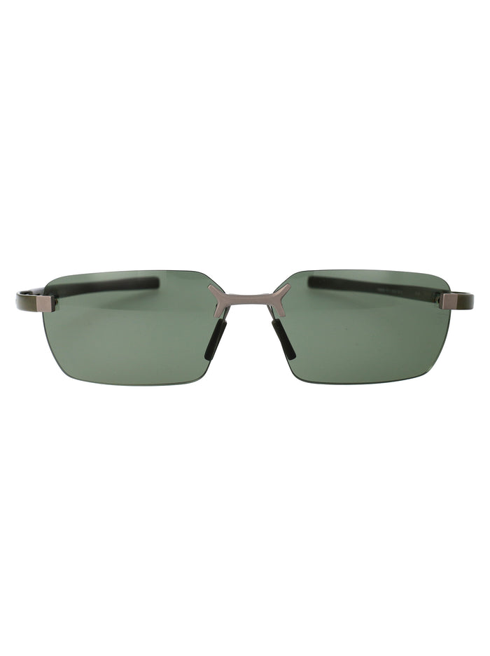 Th40005u 97n Matte Dark Green / Acetate + Metal Sunglasses