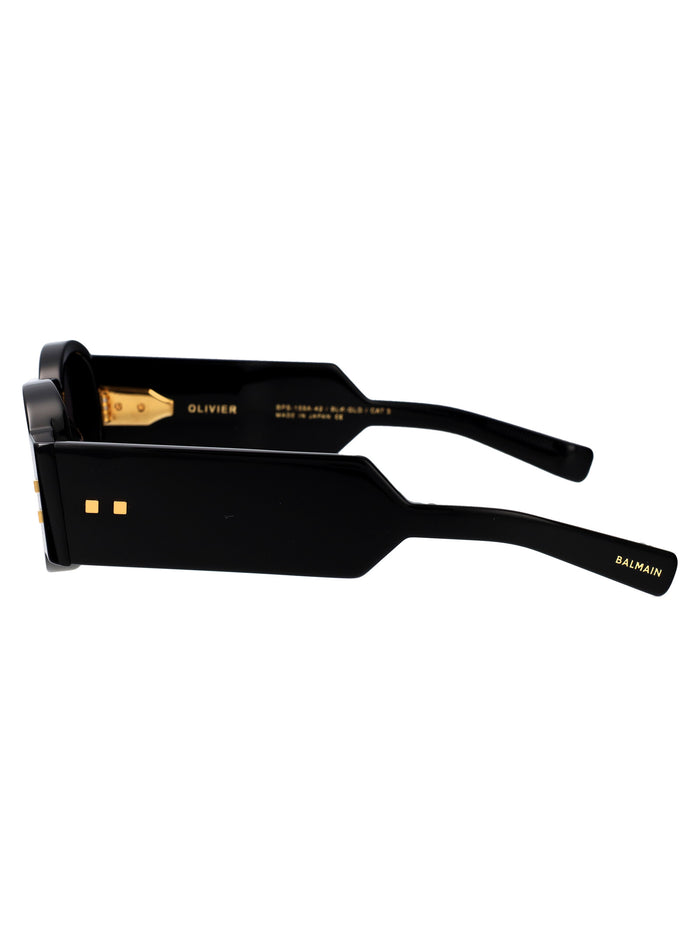 Olivier Blk - Gld Acetate Sunglasses