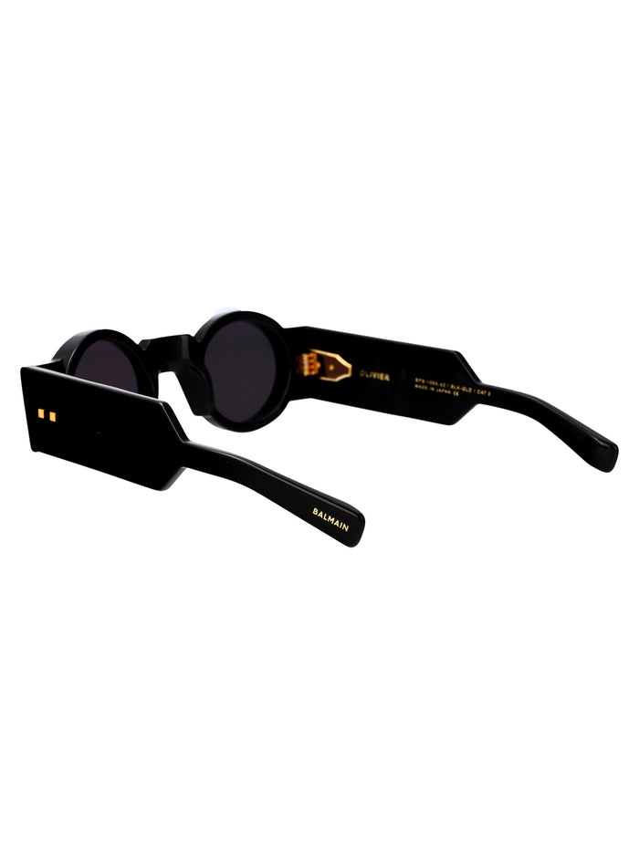 Olivier Blk - Gld Acetate Sunglasses