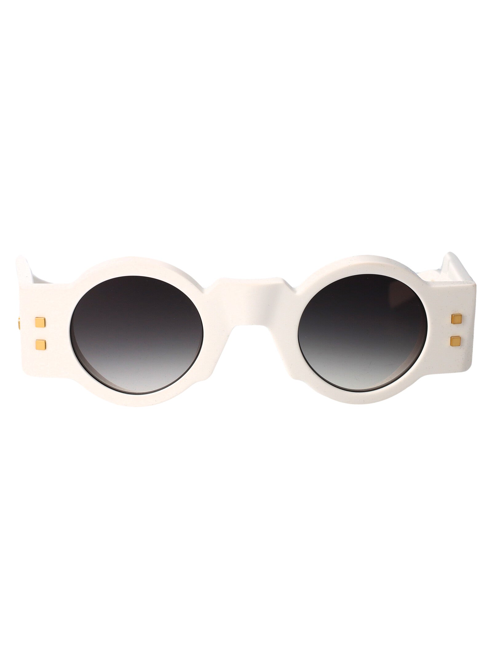 Bps-159c-42 159c Wht - Gld Acetate Sunglasses