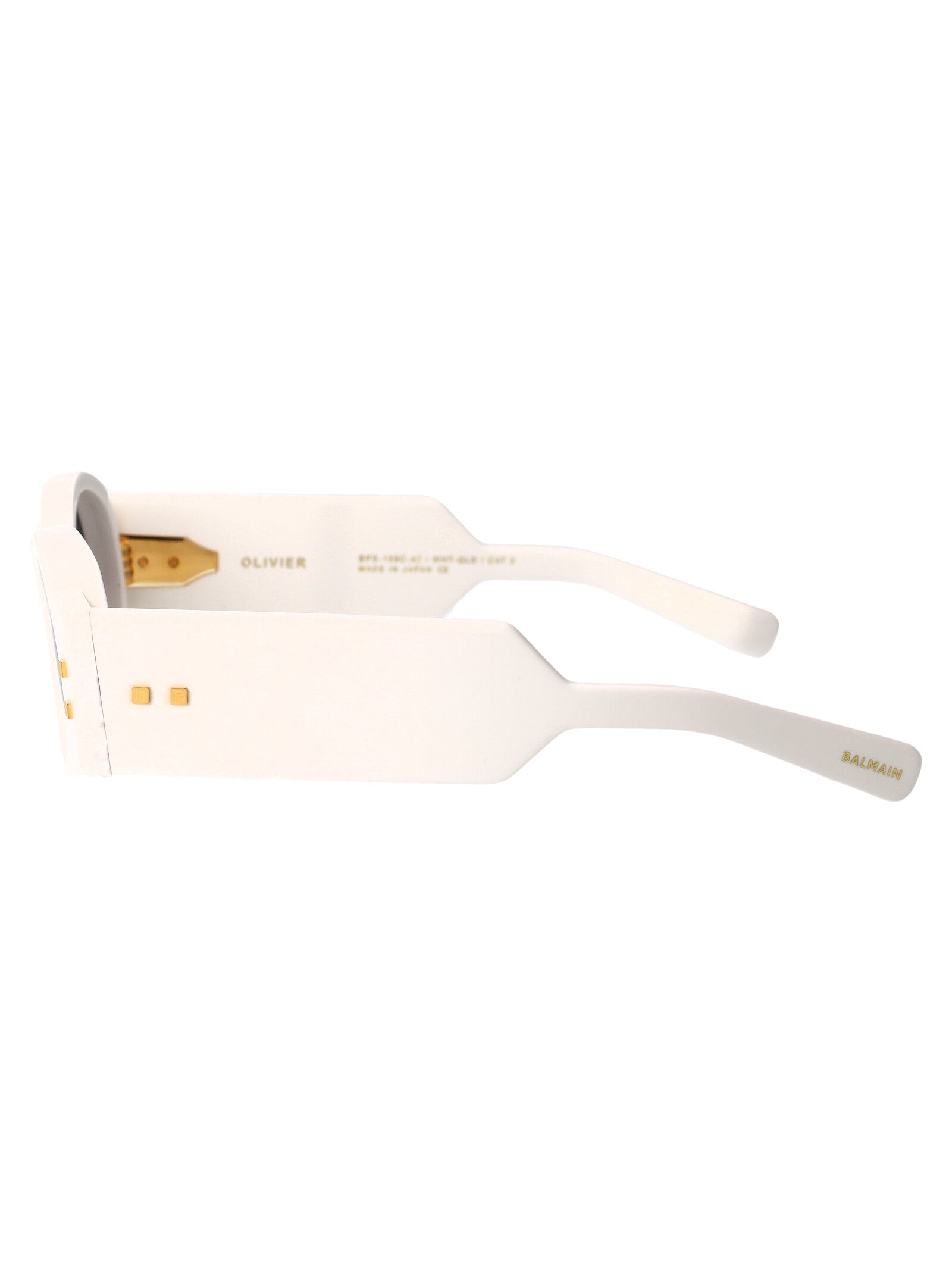 Bps-159c-42 159c Wht - Gld Acetate Sunglasses