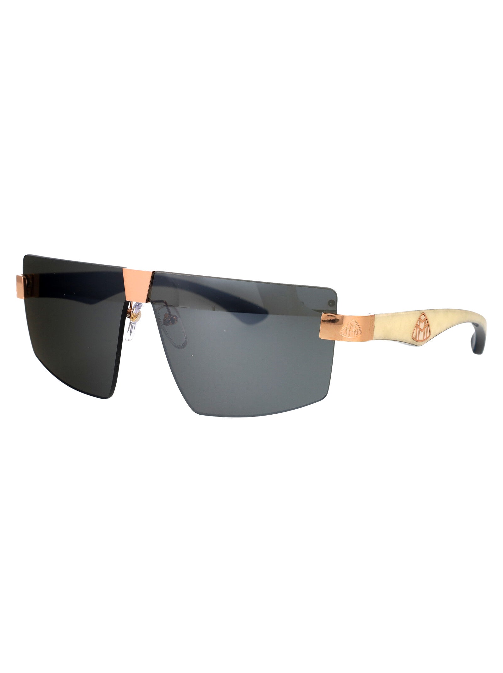 The Haute Voiture I Gold Black Titanium + Horn Sunglasses