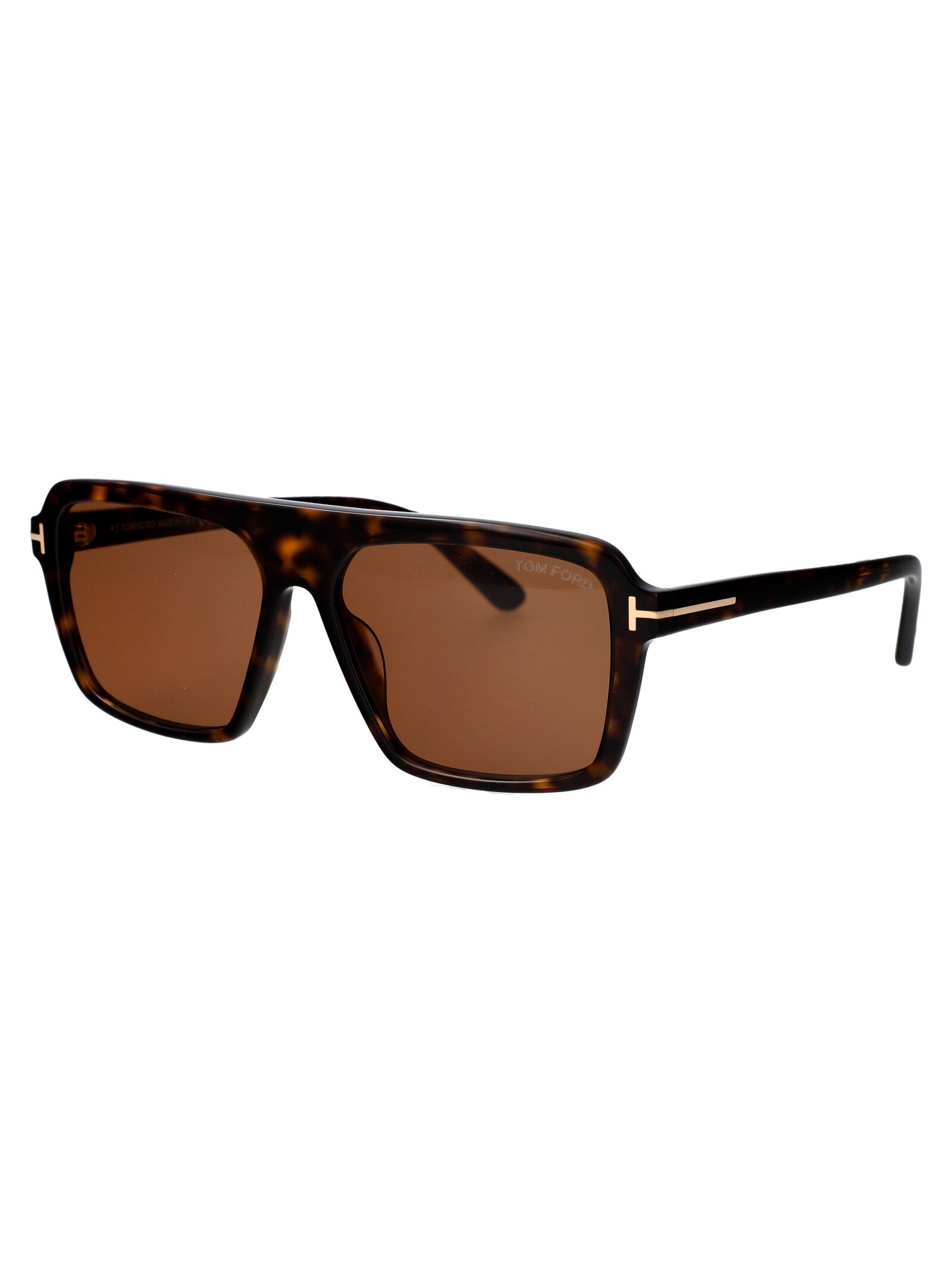 Ft1176 52e Avana Scura / Marrone Acetate Sunglasses