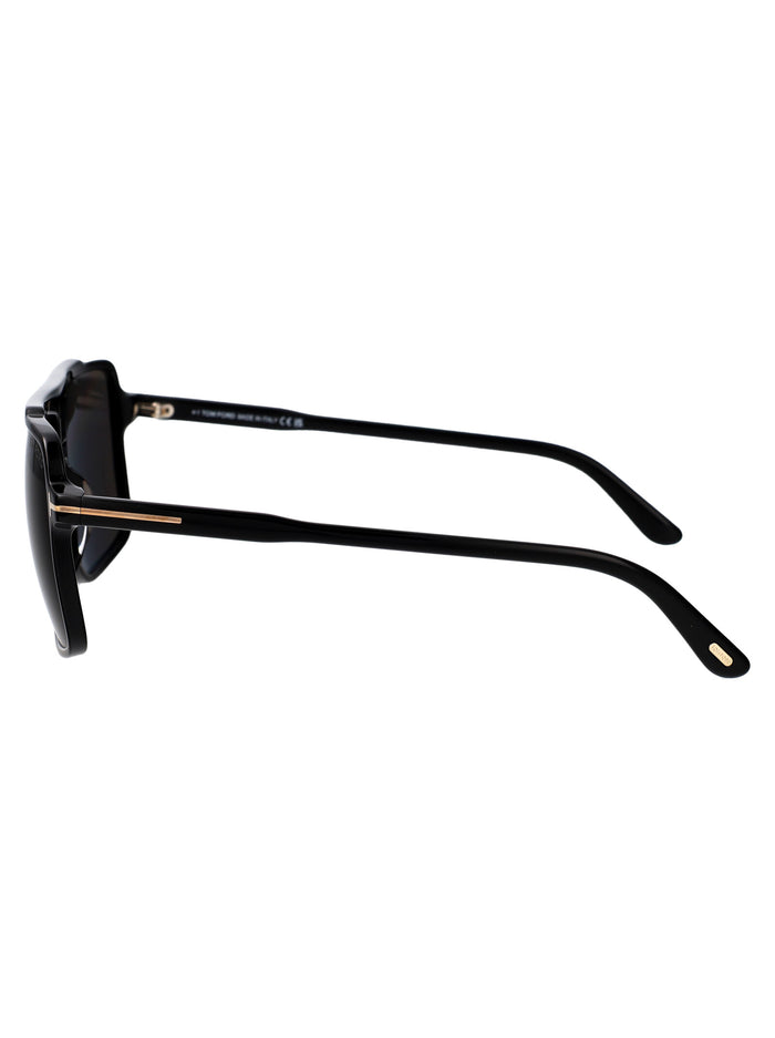 Ft1177 01a Nero Lucido / Fumo Acetate Sunglasses