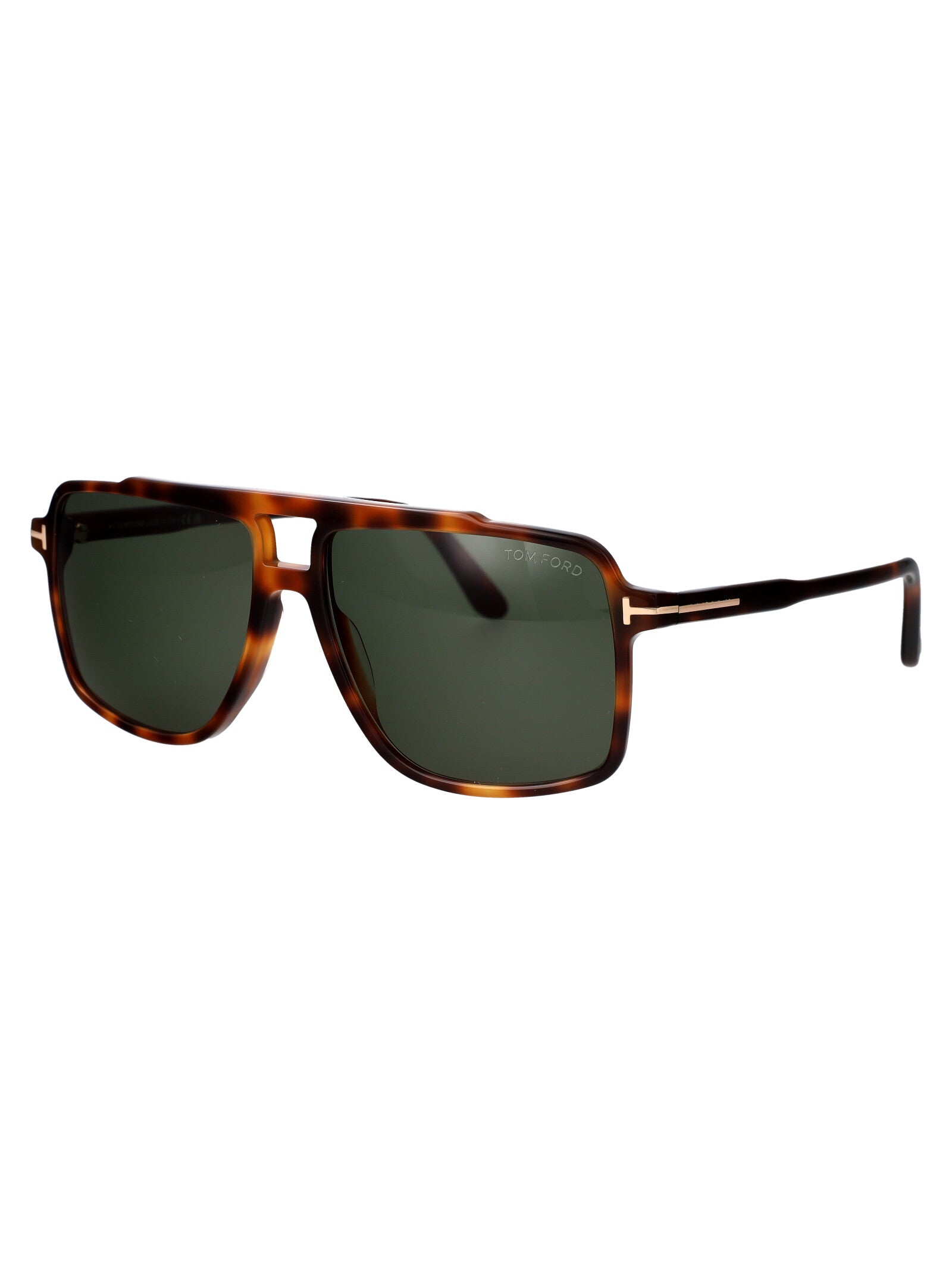 Ft1177 53n Avana Bionda / Verde Acetate Sunglasses