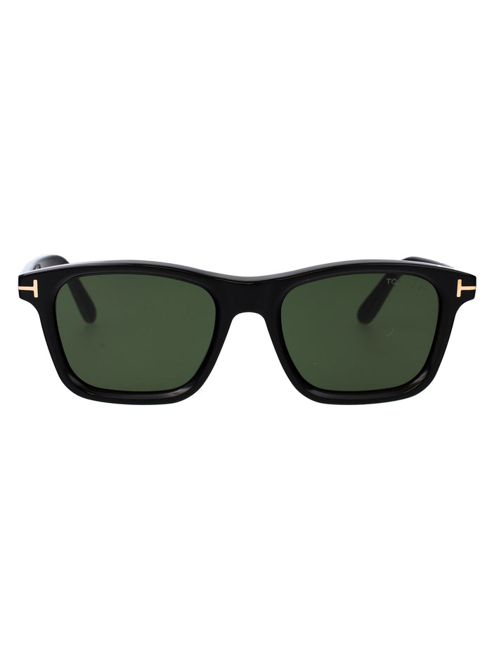 Ft1179 01n Nero Lucido / Verde Acetate Sunglasses