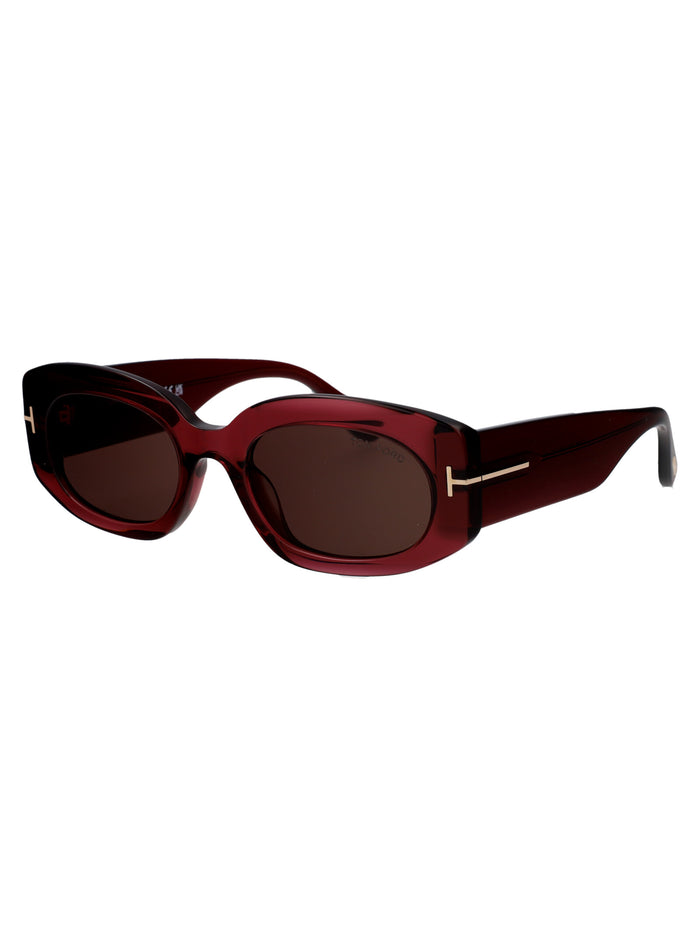 Ft1187 69e Bordeaux Luc / Marrone Acetate Sunglasses