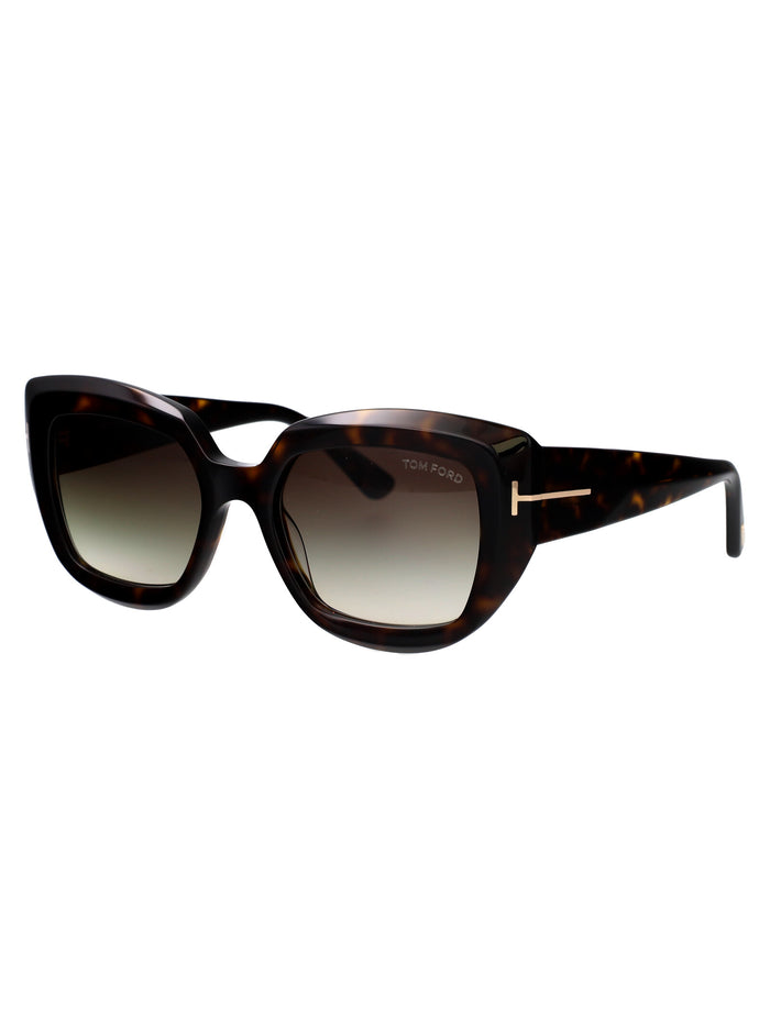 Ft1192 52b Avana Scura / Fumo Grad Acetate Sunglasses