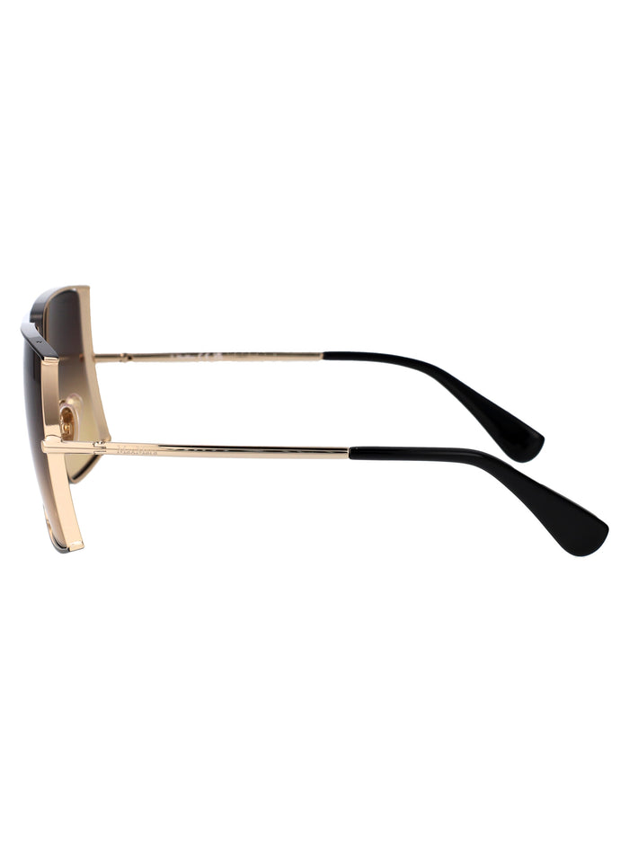 Mm0120 05a Nero/altro / Fumo Metal Sunglasses