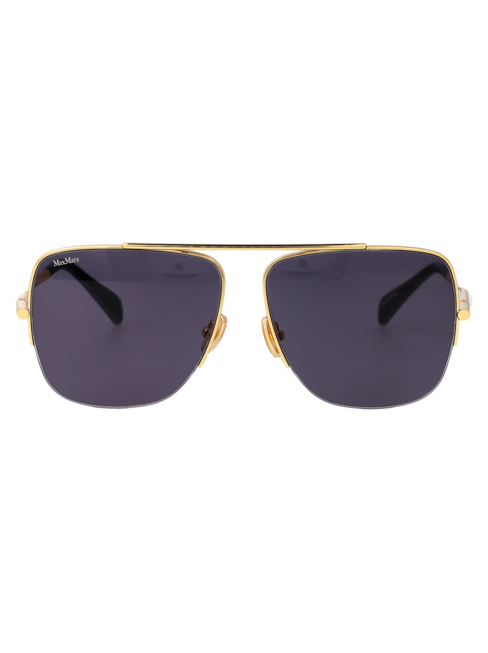 Mm0121-S 30a Gold Blue Metal Sunglasses