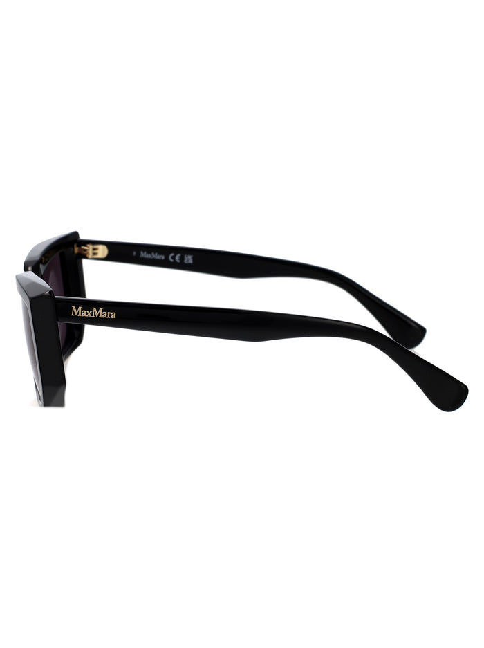 Mm0126 01a Nero Lucido / Fumo Acetate Sunglasses