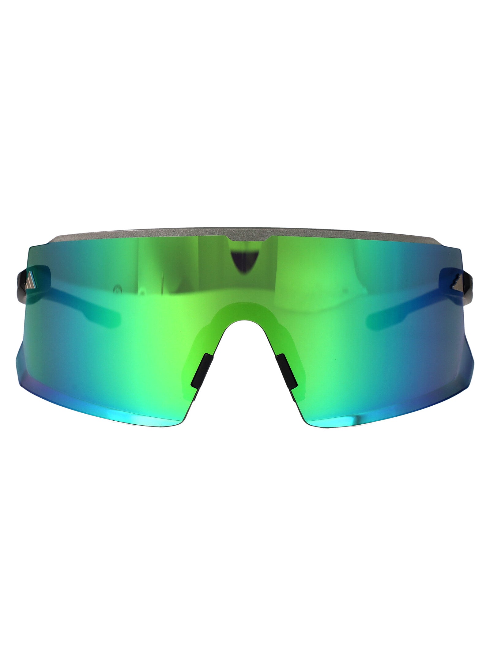 Sp0100 02q Nero Opaco / Verde Specchiato Injected Sunglasses
