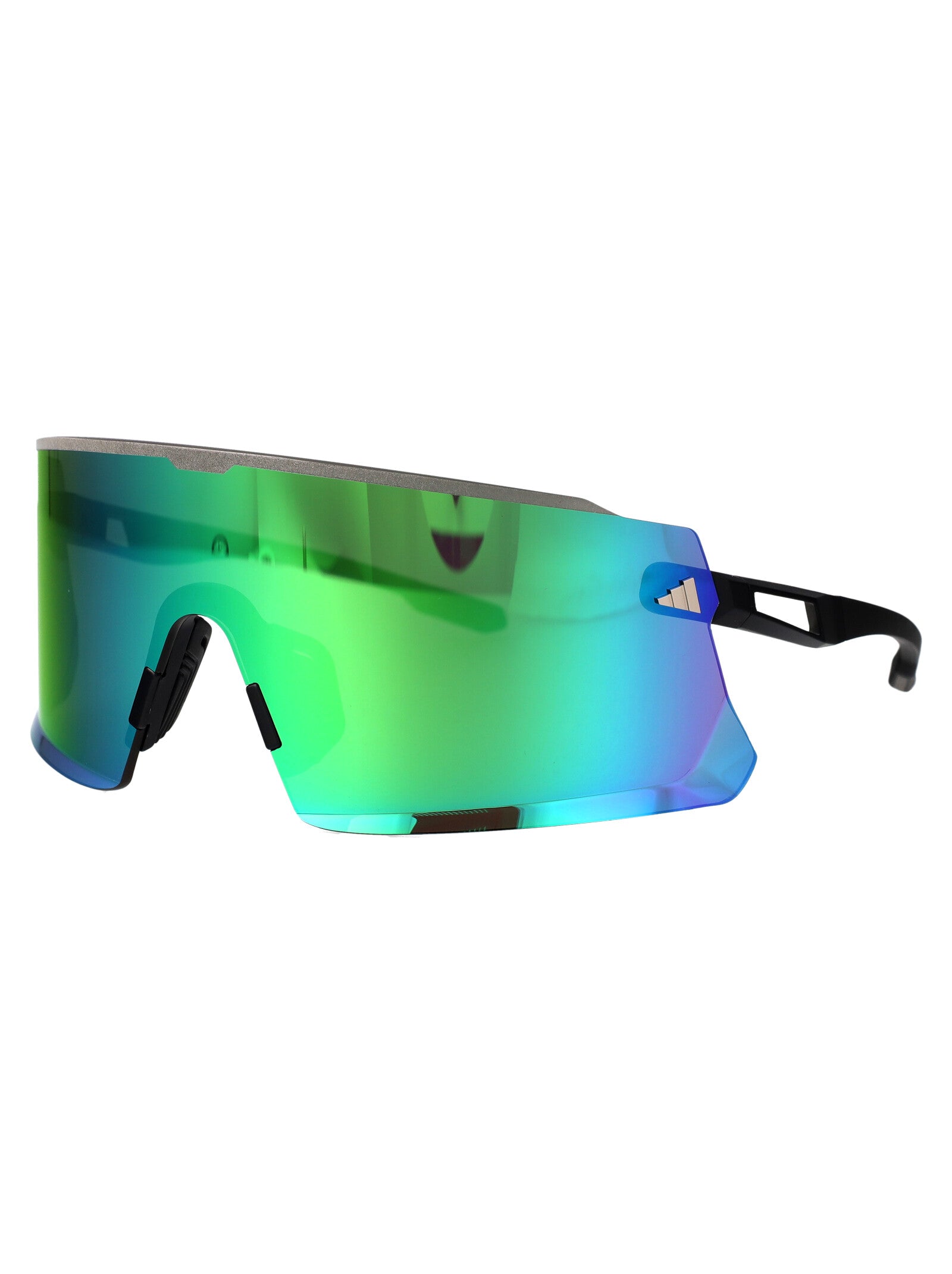Sp0100 02q Nero Opaco / Verde Specchiato Injected Sunglasses