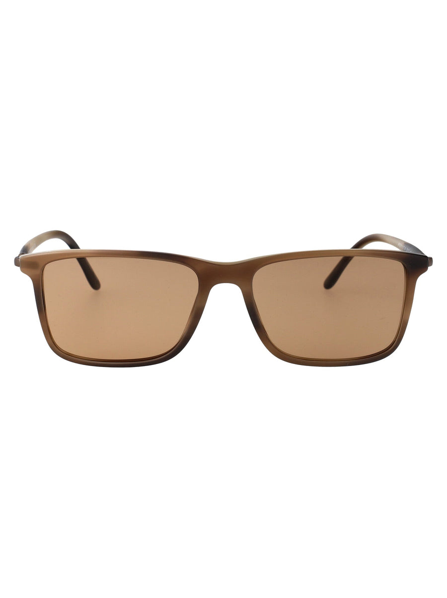 Sunglasses 0ar8218 Matte Brown Acetate Streaked