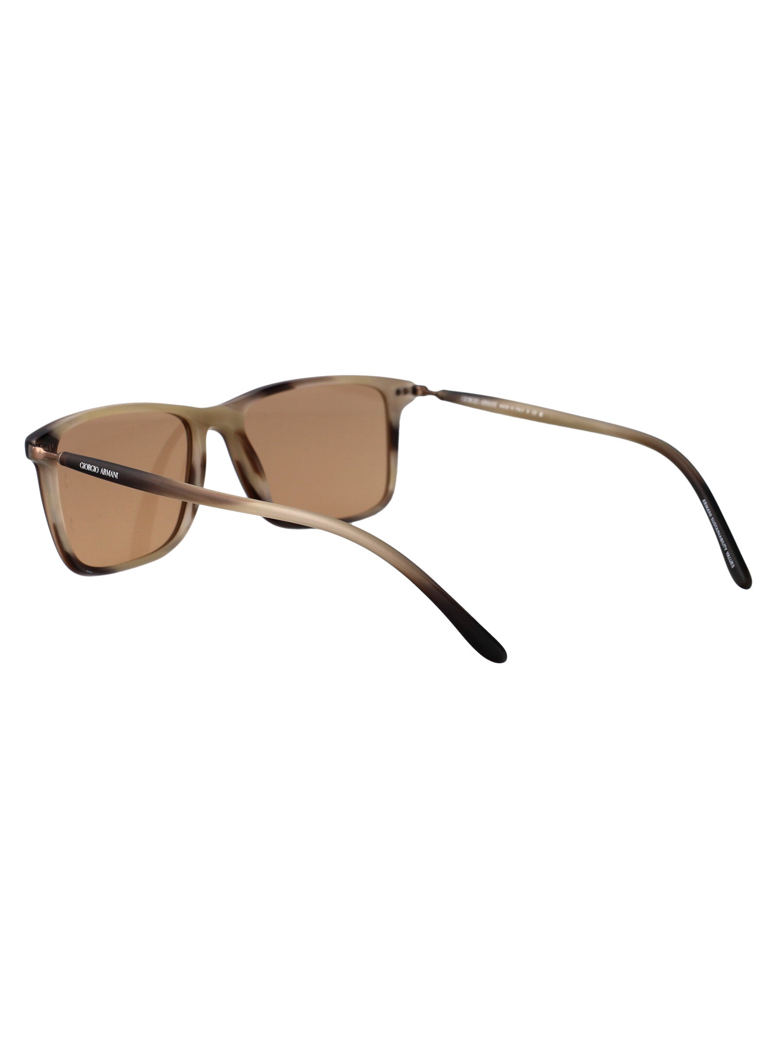 0ar8218 Matte Brown Acetate Sunglasses