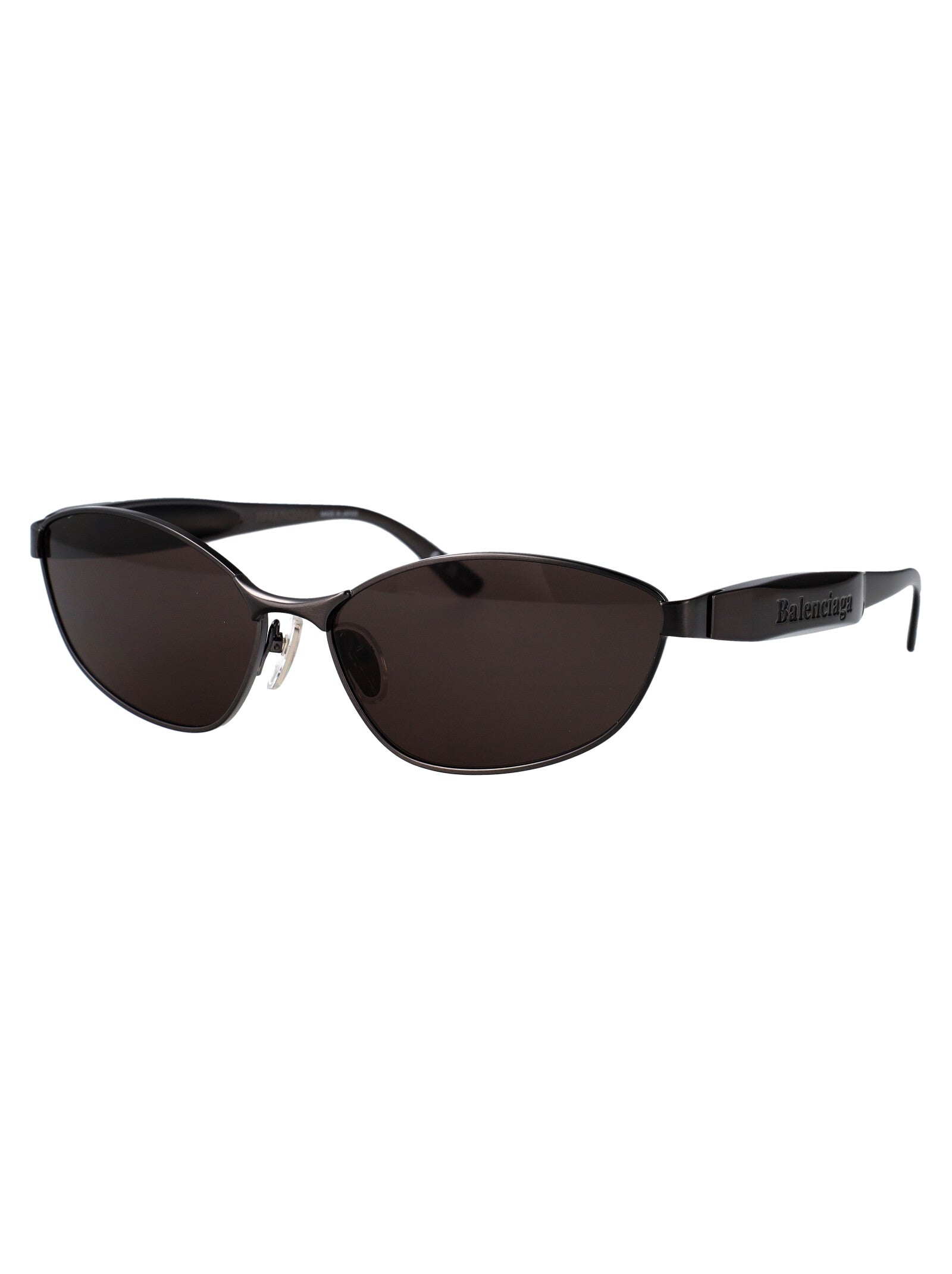 Bb0356s 001 Grey-grey-grey Metal Sunglasses