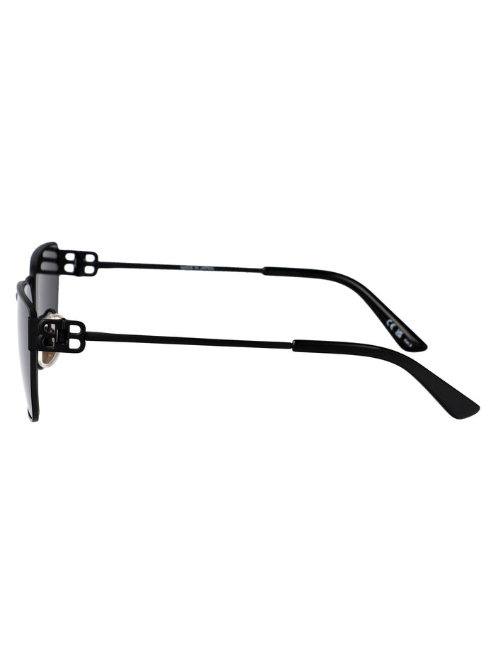 Bb0374sk 001 Black-black-grey Metal Sunglasses